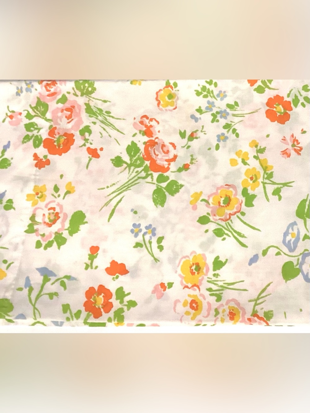 Springmaid Wondercale Twin fitted sheet + pillow case no iron Percale.